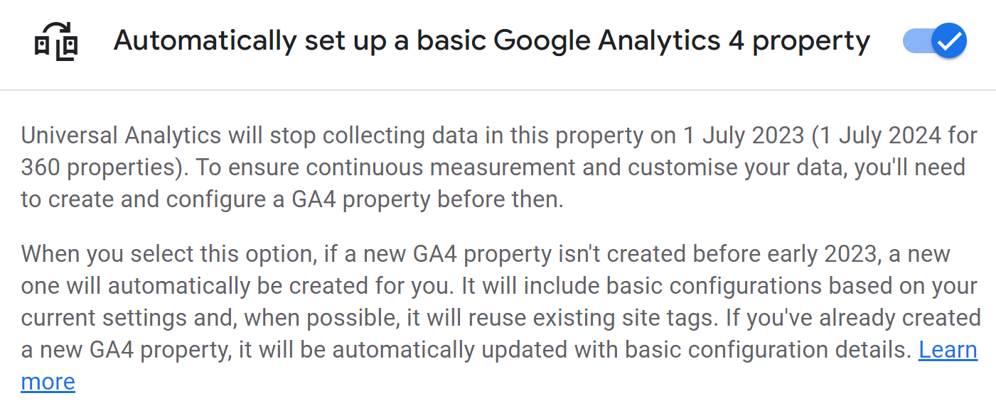 GA4 Updates - Iconography